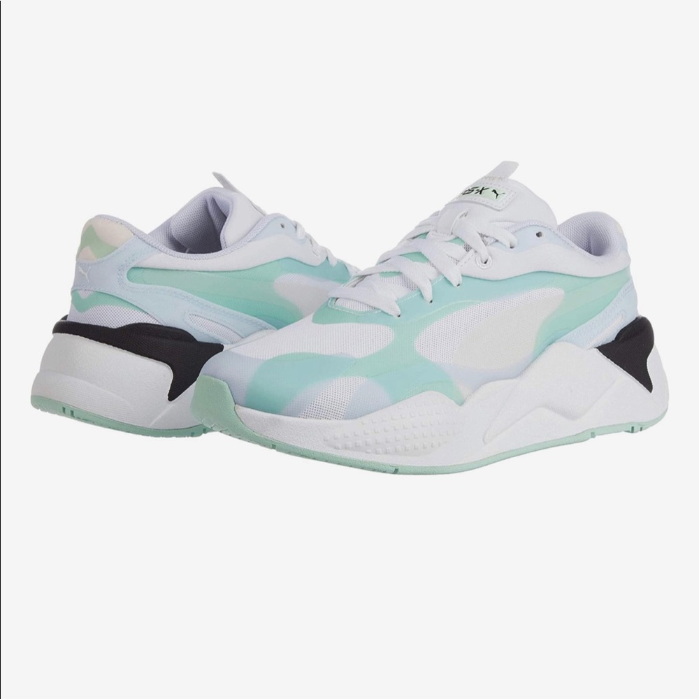 Athletic puma rs-x3 mint or mist green sneakers workout running